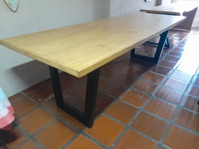 Mesa Estilo Industrial de 250x90 linda mesa