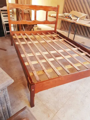 CAMA CASAL MADEIRA (EM CASTANHAL)