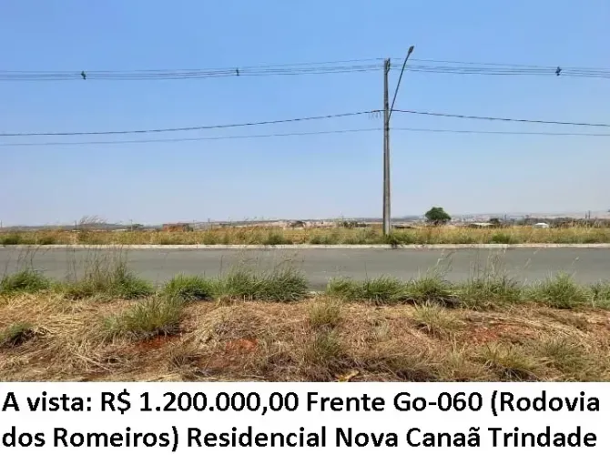 Leia a descrição: Area Comercial 4.000m² (GO-060 - Rodovia dos Romeiros) Residencial Nova