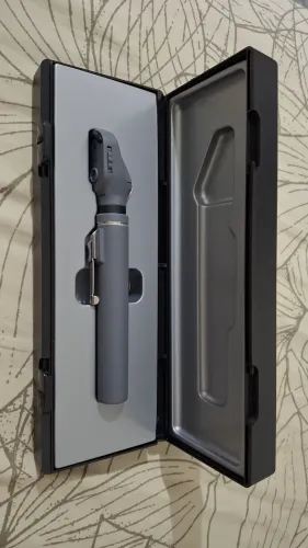 Oftalmoscópio de Bolso Riester Ri-Mini 2,5V - Cinza (Novo na Caixa)