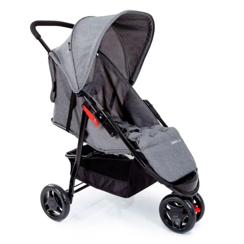 Carrinho para bebê cinza cosco kids