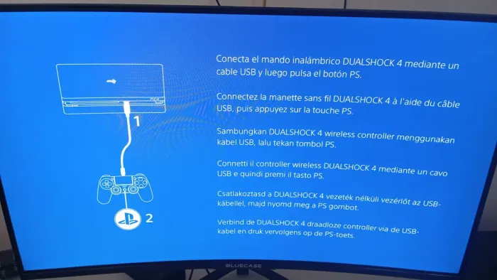 PS4 e monitor gamer