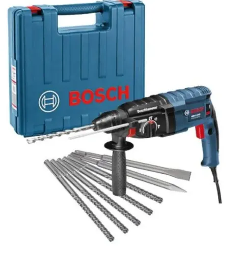 Martelete Rompedor Gbh224D 7 Peç 820W Bosch - 110V