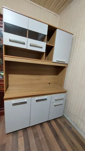 Armario de cozinha + balcão de pia semi novo