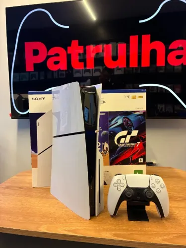 PS5 Slim Físico Semi Novo - Nova Geração Completa ?