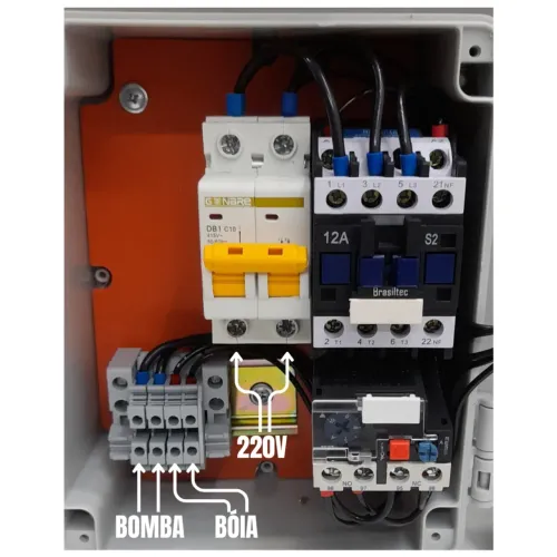 Painel Quadro de Comando para bomba de poço Artesiano.