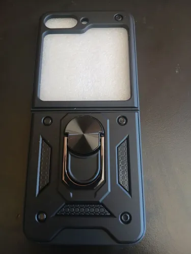 Capa para Samsung Z6 Flip Armor Defender Anti-Impacto com Anel Magnético