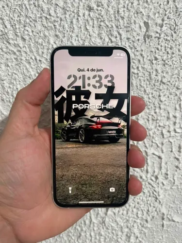 iPhone 12 Mini 64GB Branco | Bateria 95% | Face ID OK | Estado Impecável