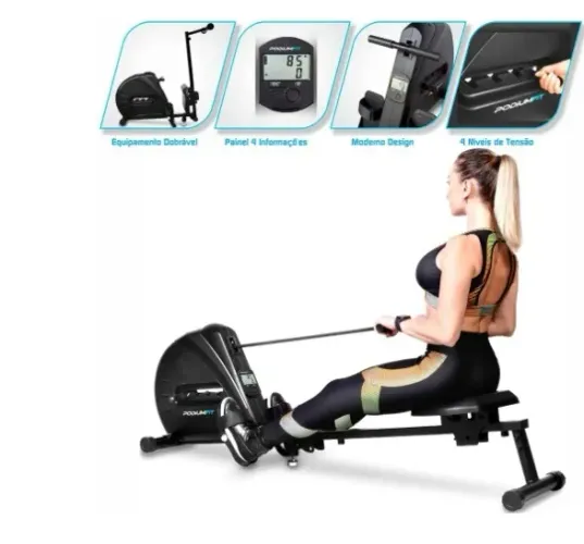 Remo Seco Simulador Podiumfit Rs100 - 4 Cargas - Remador