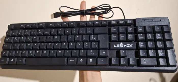 Teclado Com Fio Para PC Desktop Notebook LEY-1604 Lehmox