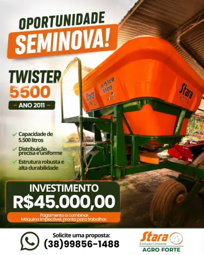 Twister 5500 seminovo 