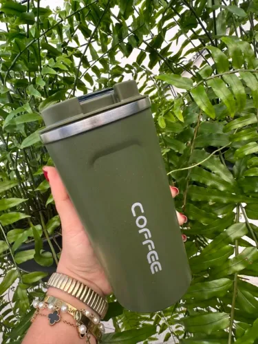 Copo térmico inox 500ml verde
