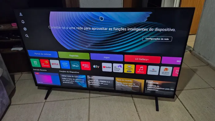 Tv smart 55 4K LG ThinQ AI impecável