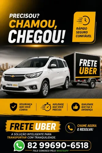 FRETE UBER - A solução inteligente para transportar com tranquilidade.