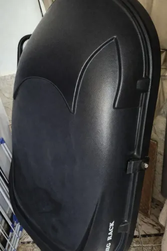 BAIXOU!!!  BAGAGEIRO + RACK (2 TRAVESSAS) 400 LITROS (BIG RACK) COM  2 MESES DE USO