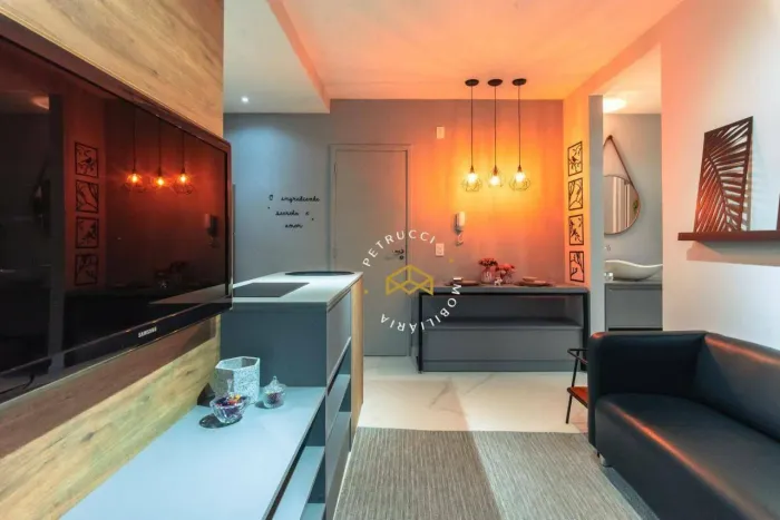Apartamento com 1 dormitório para alugar, 34 m² - Parque Industrial - Campinas/SP