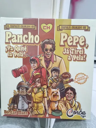 Jogo tabuleiro Chapolin Colorado Pepe, já tirei a vela!