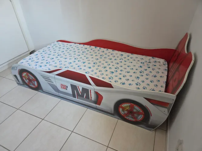 Cama Infantil Fast Car MDF 100%