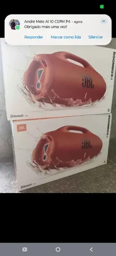 Boombox 4 Laranja JBL