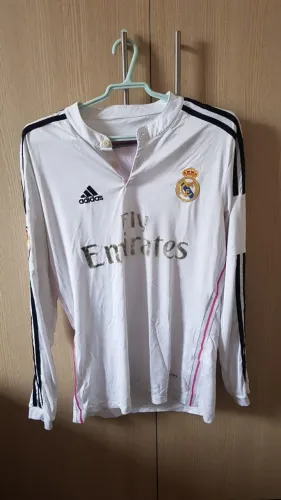 camisa real madrid 2014/15 manga longa