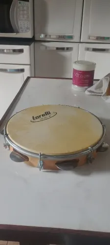 Pandeiro de couro 10 Pol