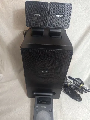 Sistema de alto-falantes ativos SONY SRS-GD50iP com dock para iPod e iPhone