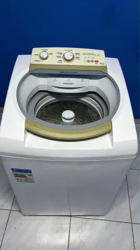 Máquina de lavar Brastemp 11kg cesto inox 