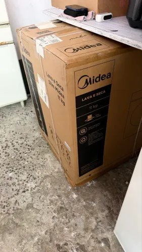 Máquina de lavar e secar