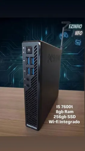 Mini PC Positivo I5 7600t 8gb Ram 256gb Nvme Wi-fi integrado