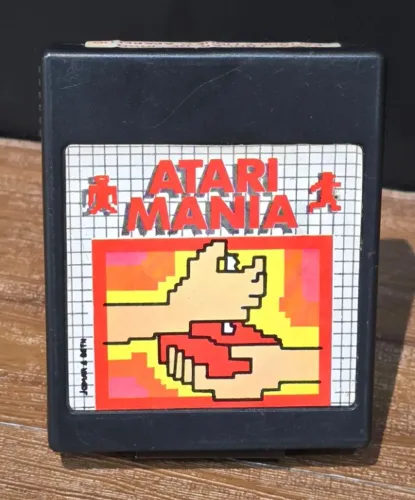 JOGO ATARI MANIA ATARI 2600 BR ORIGINAL