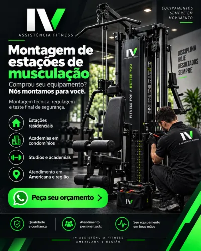 IV Assistência Fitness - Montagem e manutenção de equipamentos de academia