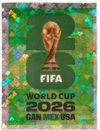 Figurinha FWC7 Taça Verde nova FWC8 Taça Azul nova