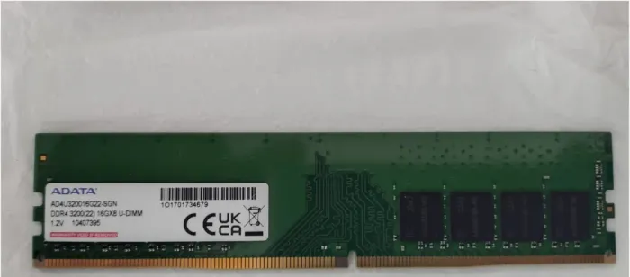 MEMORIA RAM DDR4 16GB 3200Mhz ADATA