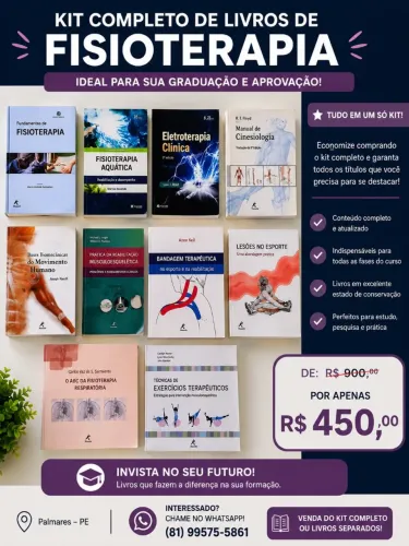 Livros de fisioterapia