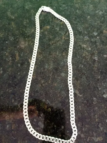 Corrente Prata 925<br>100g <br>12 mm <br>80cm<br> <br>R$ 1.000