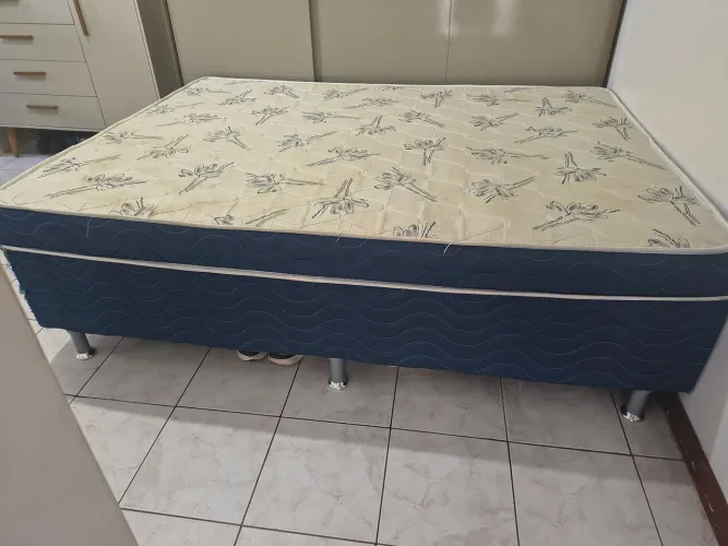 DOAÇÃO DE CAMA BOX CASAL CONJUGADO DA ORTOBOM