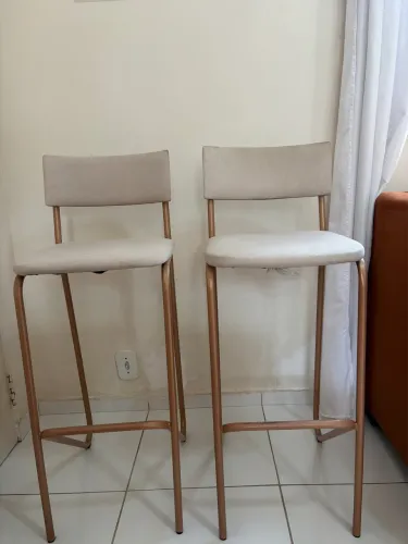 Banquetas de linho 