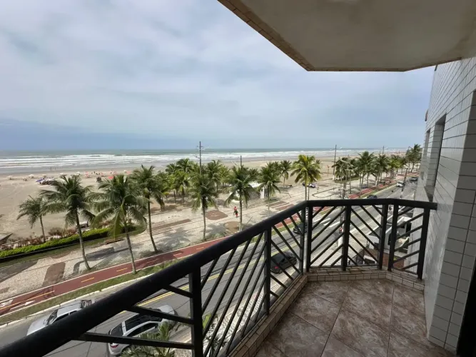 APARTAMENTO PARA LOCAÇÃO FRENTE PRAIA COM VISTA PARA O MAR 2 quartos em Aviação - Praia Gr