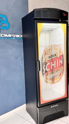 Cervejeira Semi Nova Metalfrio 400L controlador digital +1 -2 -4 -6.Garantia de 8 mês