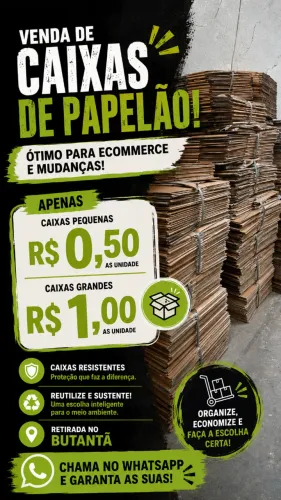 Caixa de Papelão - Usadas