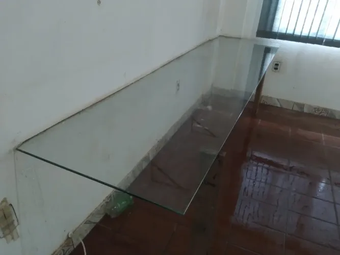 Vidro Temperado Grande 2,20m x 55cm (Ideal para Tampo, Balcão ou Prateleira)