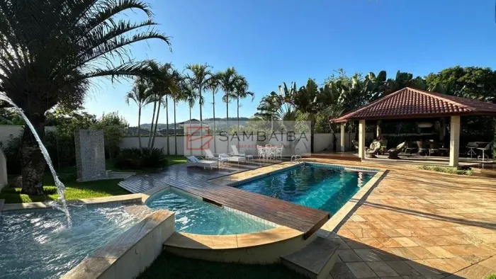 Casa com 5 dormitórios para alugar, 450 m² por R$ 27.000,00/mês - Residencial Rosário de F