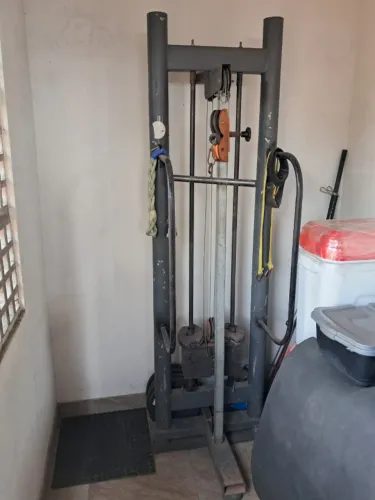 Máquina de polia simples regulável