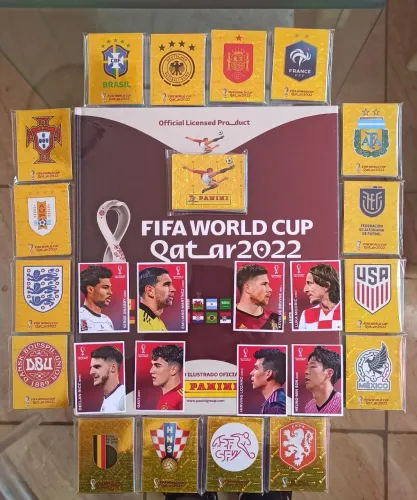 Álbum Copa Catar 2022 Panini completo para colar