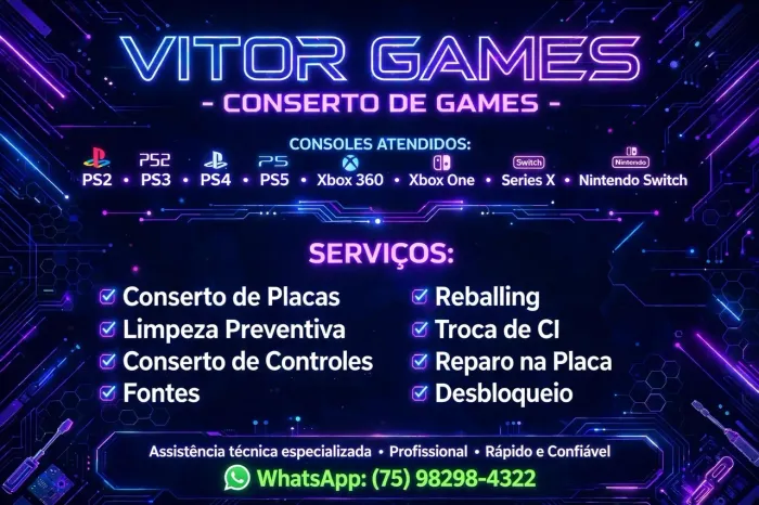 Games volta a ser novo