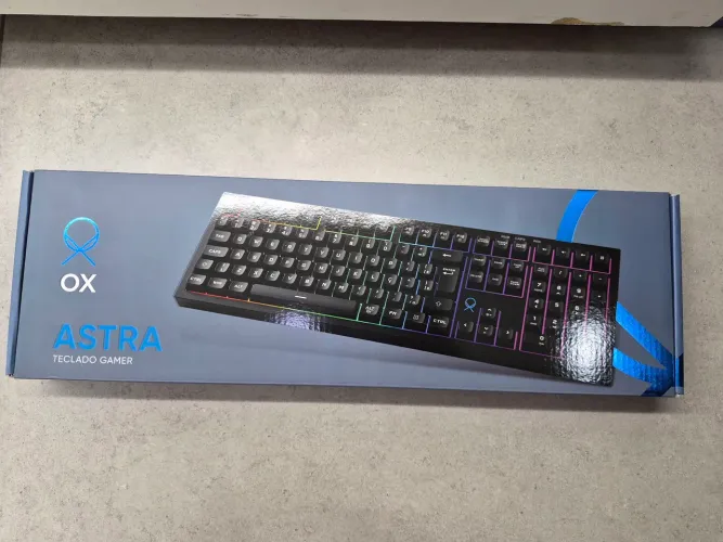 Teclado Gamer OX Astra USB com Anti-Ghosting Preto