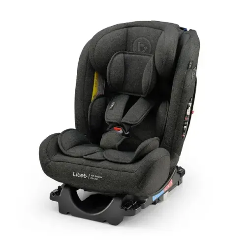 Cadeirinha criança bebê Para Automóveis Litet All Stages 0-36Kg Bb450 Preto - Lacrado