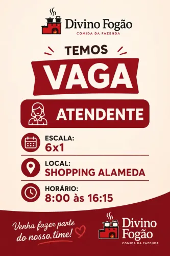 Atendente - alameda shopping 
