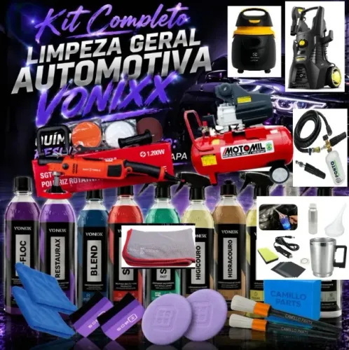 KIT COMPLETO PARA ESTETICA AUTOMOTIVA