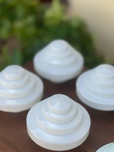 4 Luminárias antigas vidro opalino estilo art déco